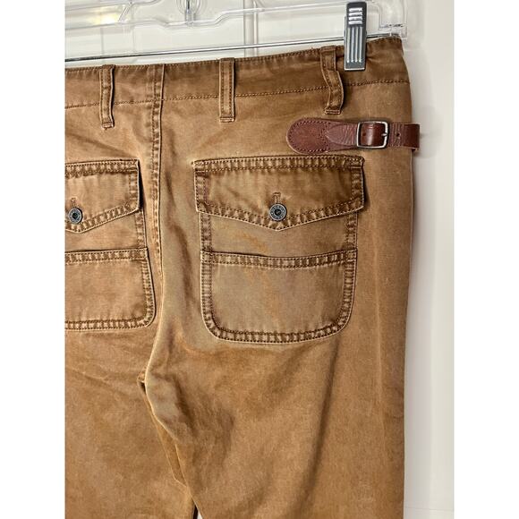 Ralph Lauren Button-fly Equestrian Pants with Leather Accents Size 2 - Picture 4 of 8